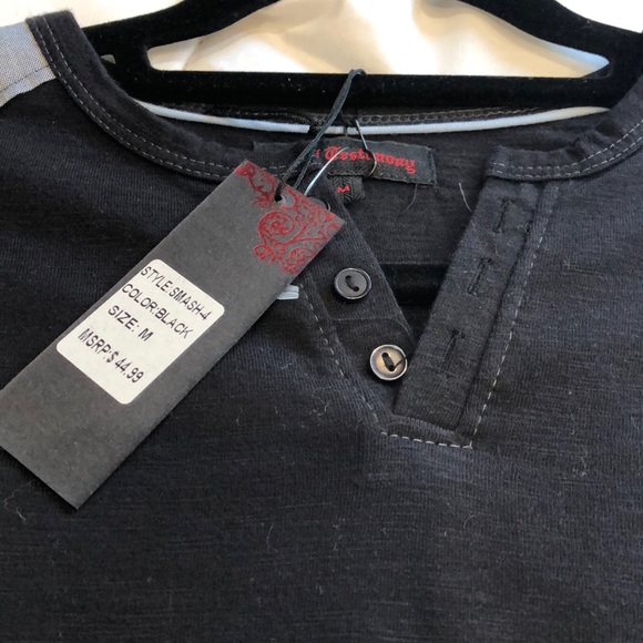 NWT simple black shirt - Picture 4 of 8